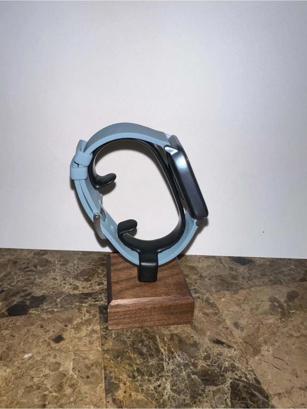 Amazfit GTS 4 Mini smartwatch in Mint Blue